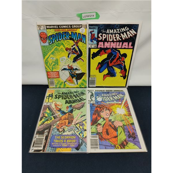 Assorted Amazing Spider-Man Annuals  (1980s) KEY ISSUE