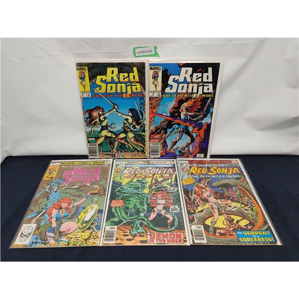 Assorted Red Sonja Comics (1980-90s)