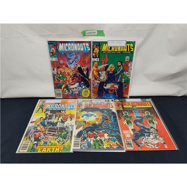 Assorted Micronaut Comics