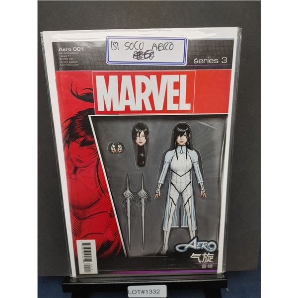 Aero #1 (2019) 1st Solo Aero Title, Origin of Wave, Action Figure Variant