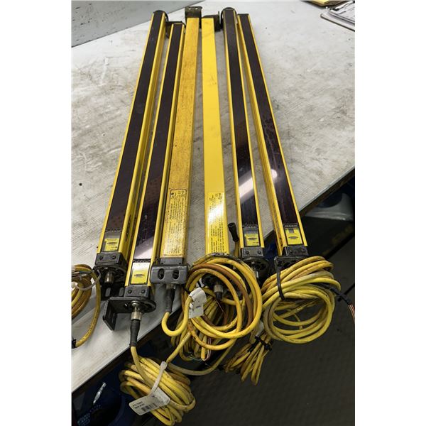 (3) Sets of Banner #SLS14-750Q8 Safety Light Curtains