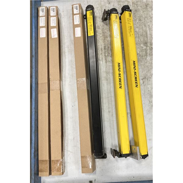 (3) Sets of Banner #MSR2424Y & MSE2424Y Light Curtains