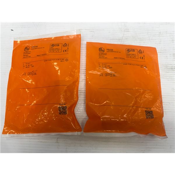 (2) Ifm #IIS226 / #IIK3015BBPKG/US-104
