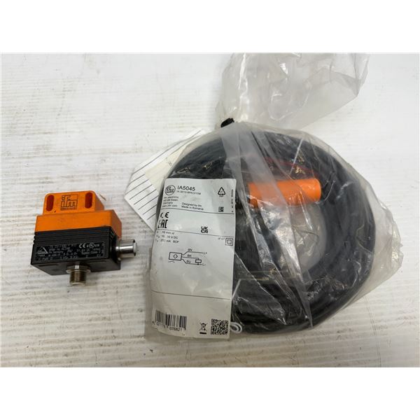 Lot of (2) Ifm #AC2310 & #IA5045 / #IA-30310-BPKG/10M