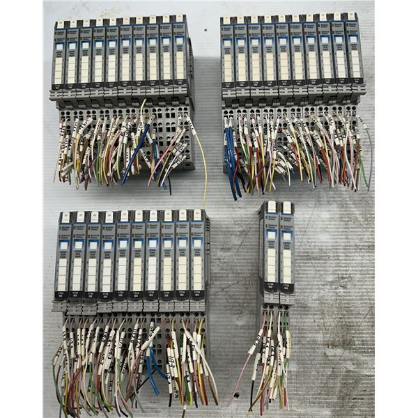 Lot of (32) Allen Bradley #1734-IB8 w/#1734-RTB & #1734-MB Modules