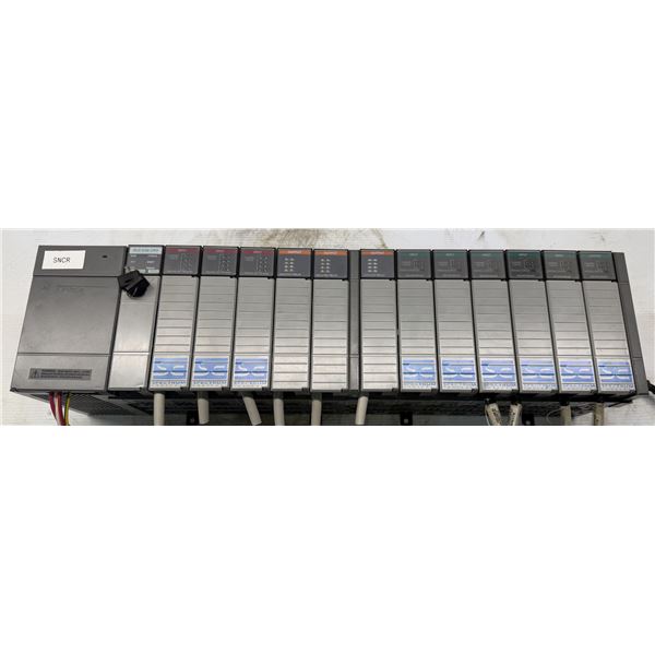 Allen Bradley #1746-A13 Slot Rack Full w/#1746-P2 Power Supply & Modules