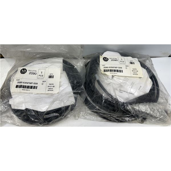 (2) Allen-Bradley #2090-XXNFMP-S09 Cables
