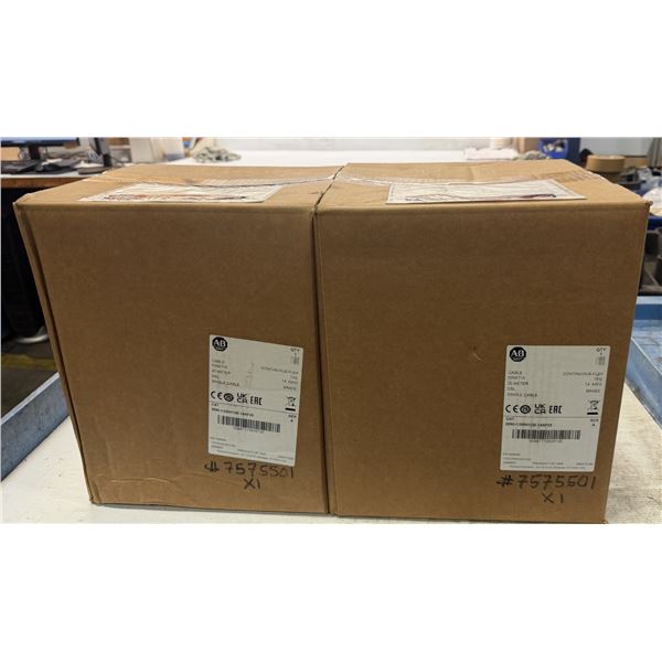 (2) Allen Bradley #2090-CSBM1DE-14AF25 Cables
