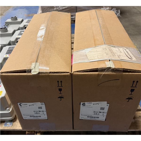 (2) Allen Bradley #VPL-B1653D-QK12AA Servo Motors
