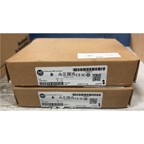 (2) Allen Bradley #1756-L82ES Giard Logix 5580 Controllers