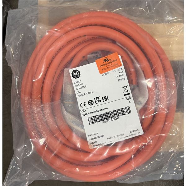 Allen Bradley #2090-CSBM1DE-14AF10 Single Cable 10 Meter