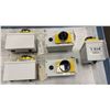 Image 1 : (5) Allen Bradley #800P-F2CAV Palm Operated Cycle Starts w/E-Stop ECS-4142