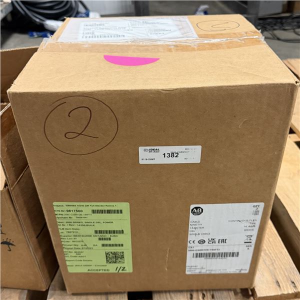 (2) Allen Bradley #2090-CSBM1DE-14AF13 13 Meter Single Cables