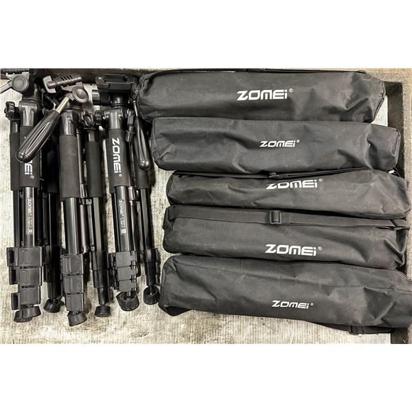 Lot of (8) Zomei #Q111 Tripods