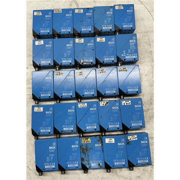 Lot of (25) Sick #WT24-2B410 Retroreflective Sensors