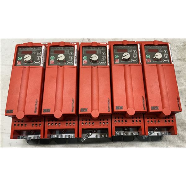 (5) Sew Eurodrive #8272530Type MC07A040-5A3-4-00 Movitrac Inverters