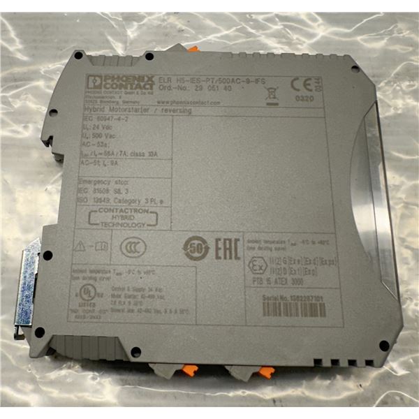 Phoenix Contact #29 051 40 / ELR H5-IES-PT/500AC-9-IFS Hybrid Motor Starter