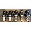 Image 9 : (5) Techmatic #DFS075-SR11-M-P Pneumatic Valve Actuators w/#ALS-400M2 Mechanical Switches