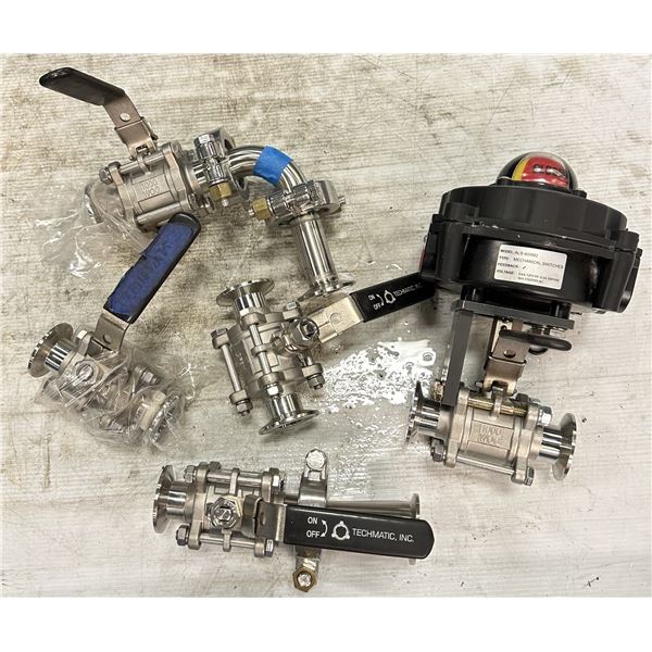 Lot of (5) Misc. Valve Items