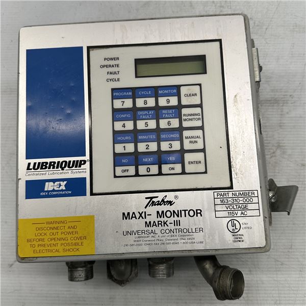Trabon #163-310-000 Maxi-Monitor Mark-III Universal Controller