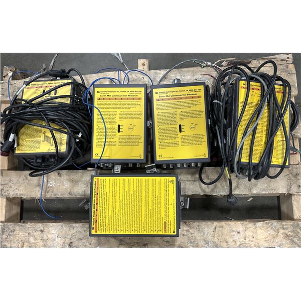 Lot of (5) Sti Safety Mat Controllers