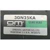 Image 4 : (3) Oriental Motor #3GN25KA Gear Heads