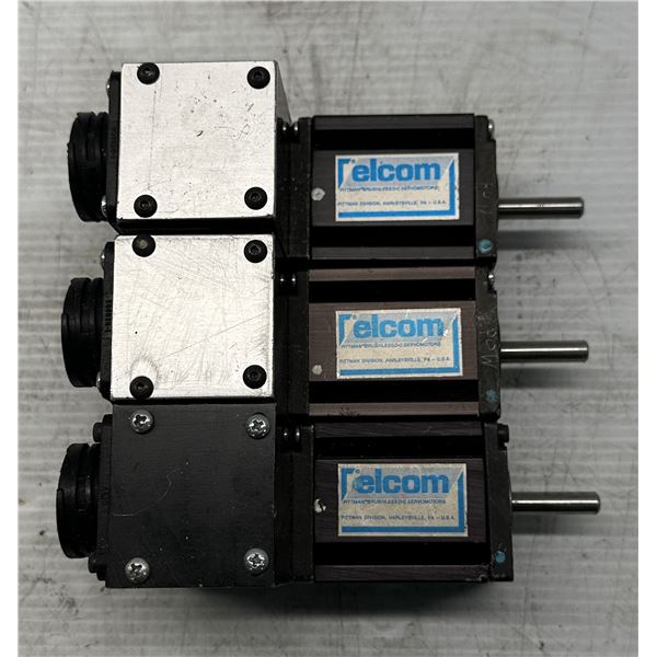 (3) Elcom #4171B753 / 9140-500 Brushless DC Servomotors
