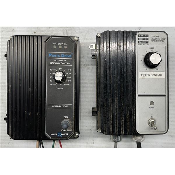 (2) Motor Controllers KB #KBPI-240D & Bodine Electric #835
