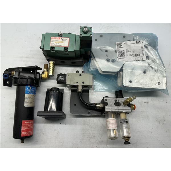 Lot of Misc. Valve, Alarm Signal, Mounting Plate Items