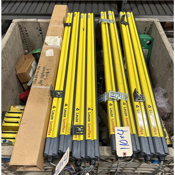 (4) Sets of Leuze Lumiflex #CPT14-1050-b/T1 Compact Plus Transmitters & Receivers