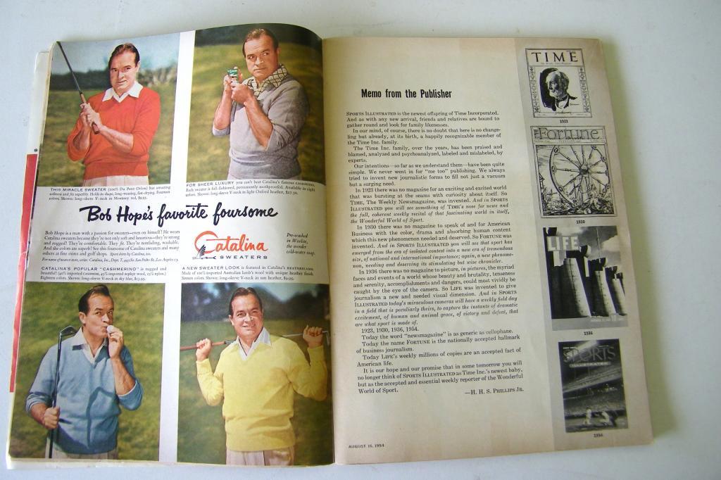 First Issue Magazines FIRST ISSUE-Sports Illustrated Magazine-Aug 16, 54