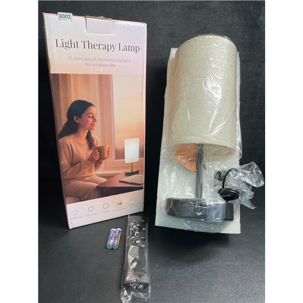 Light Therapy Lamp (10,000Lux) with Remote - Lifts Mood/Alertness for Fighting Seasonal Blues - New