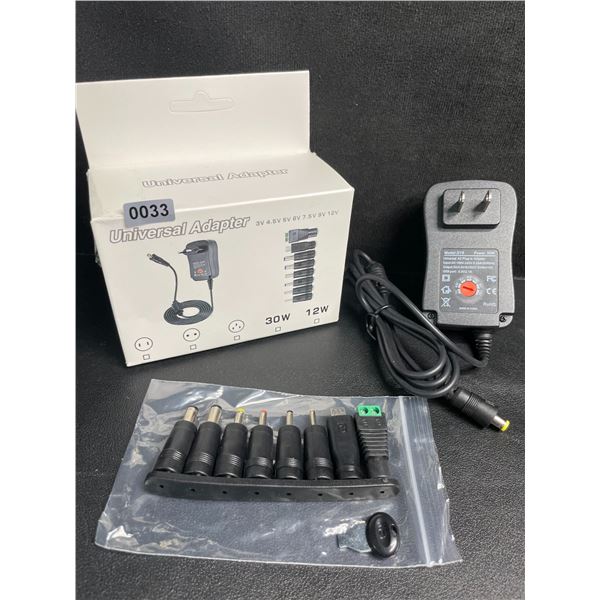 Universal Laptop Adapter/Laptop Charger Set - Various Size Adapters Included - Brand New