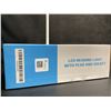 Image 3 : Flexible 20" LED Reading Light with Plug & Socket (Great for Nightstands/Behind Beds) White - New