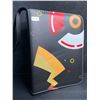 Image 1 : Leather Premium Pokemon Card Storage Binder (Pokeball Design) Holds Approx. 400 Cards - New
