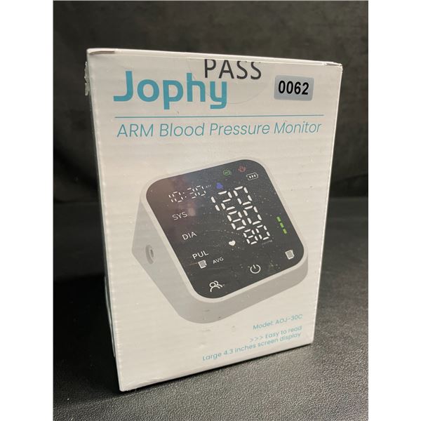 Electric/Automatic Arm Blood Pressure Monitor with Large 4.3" Display Screen - New Sealed