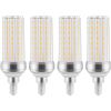 Image 1 : 4-Pack E12 LED Bulbs; 20W Candelabra LED Light Bulbs; Warm White, 3000K - New