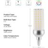 Image 2 : 4-Pack E12 LED Bulbs; 20W Candelabra LED Light Bulbs; Warm White, 3000K - New