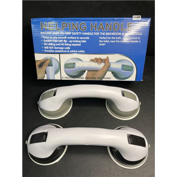 2-Pack of Helping Handles - Instant Easy-Grip Safety Handles for Bathroom/Household - New