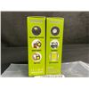 Image 2 : 2-Pack COB Rechargeable Keychain Lights/Magnetic Powerful/Bright Pocket Flashlights - New