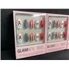 Image 2 : 3 Packs of Glamnetic Press-On Nail Sets; Short Almond Design (Crybaby Clown Art) - New