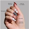 Image 4 : 3 Packs of Glamnetic Press-On Nail Sets; Short Almond Design (Crybaby Clown Art) - New