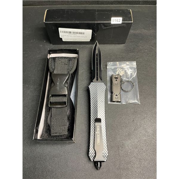 Cold Steel Tactical OTF Hunting Knife with Carbon Handle - New in Box