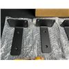 Image 4 : 4PCS Heavy-Duty Floating Shelf Brackets; 5" Wall Mounted "L" Shelf Brackets (Black) New in Box