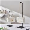 Image 5 : 3-Pack Purse Holders/Handbag Display Stands/Hangers for Bags - For Closet/Vendors/Retail Use - NEW