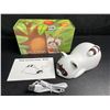Image 2 : LED Cute Lazy Raccoon Bedside Lamp; Touch Control, Dimmable & Rechargeable - New
