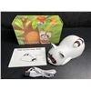 Image 2 : LED Cute Lazy Raccoon Bedside Lamp; Touch Control, Dimmable & Rechargeable - New