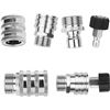 Image 4 : 8PC Pressure Washer Adapter Set - Stainless Steel M22-14mm Quick Disconnect; 3/4" to 1/2" - New