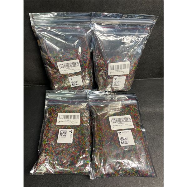 4 Bags of Colorful Vase Filler Beads/Decorative Beads - New