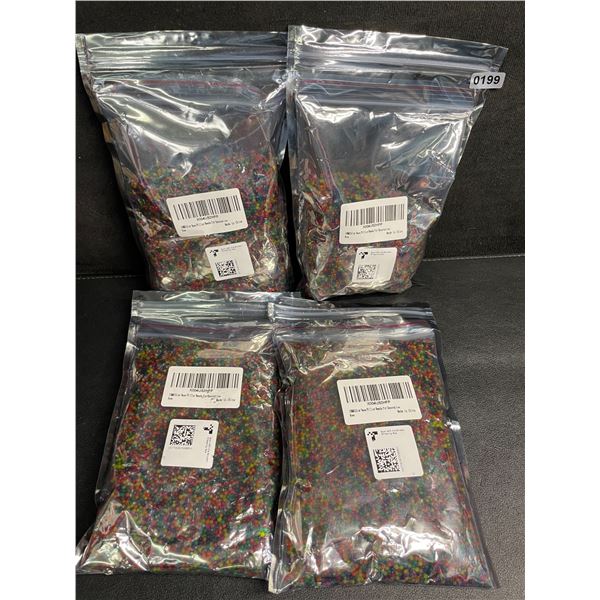 4 Bags of Colorful Vase Filler Beads/Decorative Beads - New